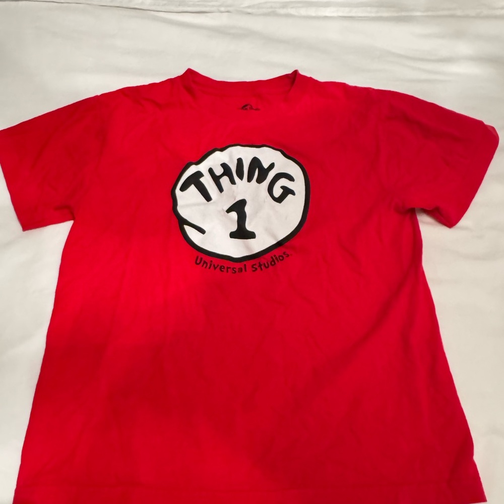 Universal Bright Red Thing 1 Kids Tee